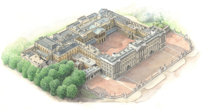 Londra Buckingam Palace, bd