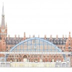 Londra St Pancras Station, bd