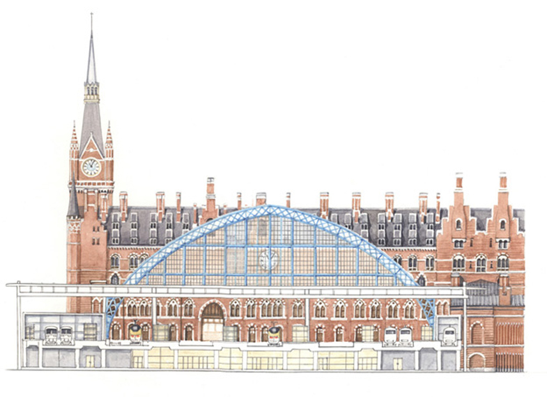 Londra St Pancras Station, bd