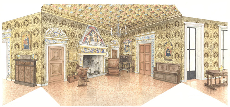 Milano, Palazzo Bagatti-Valsecchi, Sala Bevilacqua - bd